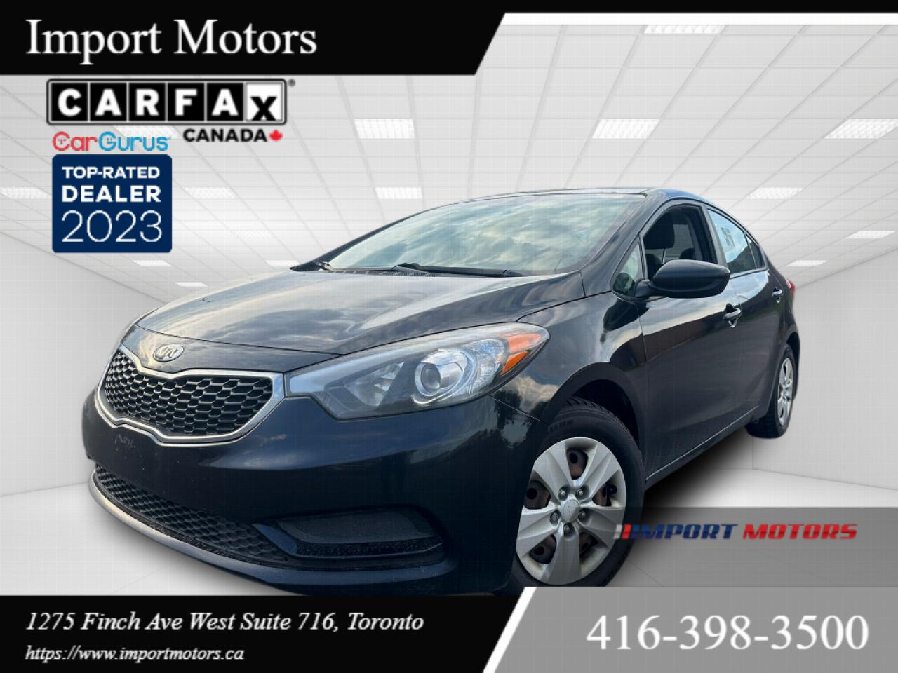 Used 2014 Kia Forte MANUAL, ONE OWNER, BLUETOOTH for sale in North York, ON