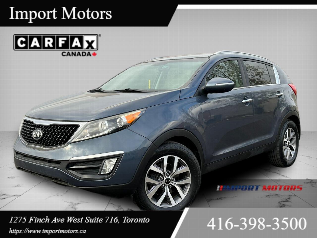 Used 2016 Kia Sportage EX Auto NO ACCIDENT, Rear View Camera for sale in North York, ON