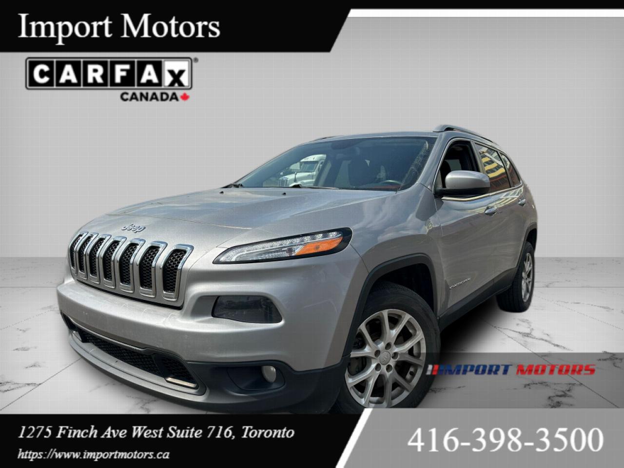 Used 2015 Jeep Cherokee North Package Backup Camera Alloy Wheels for sale in North York, ON