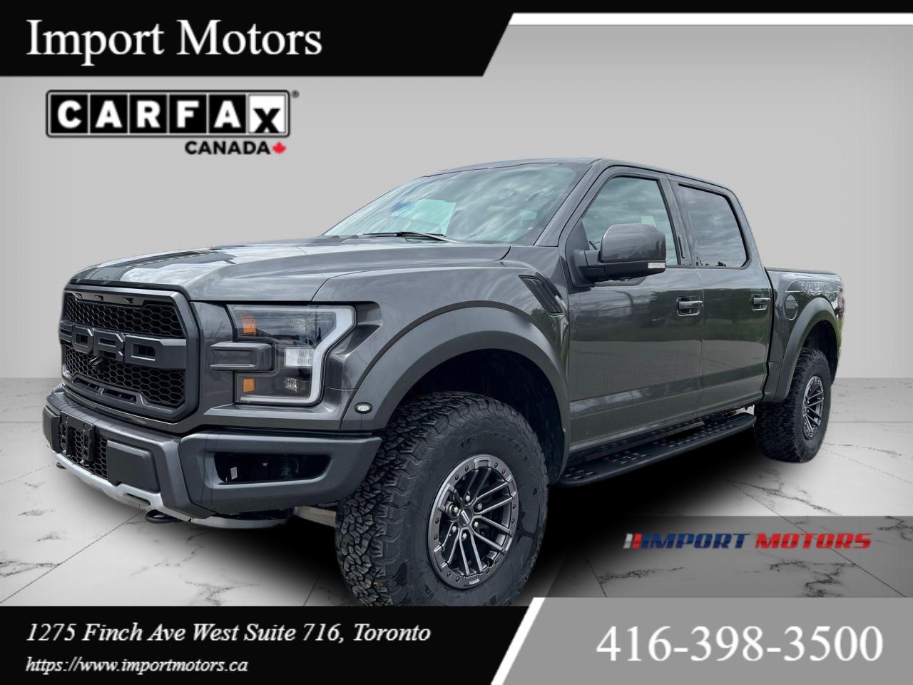 Used 2020 Ford F-150 Raptor SUNROOF LEATHER GPS 5.5' Box for sale in North York, ON