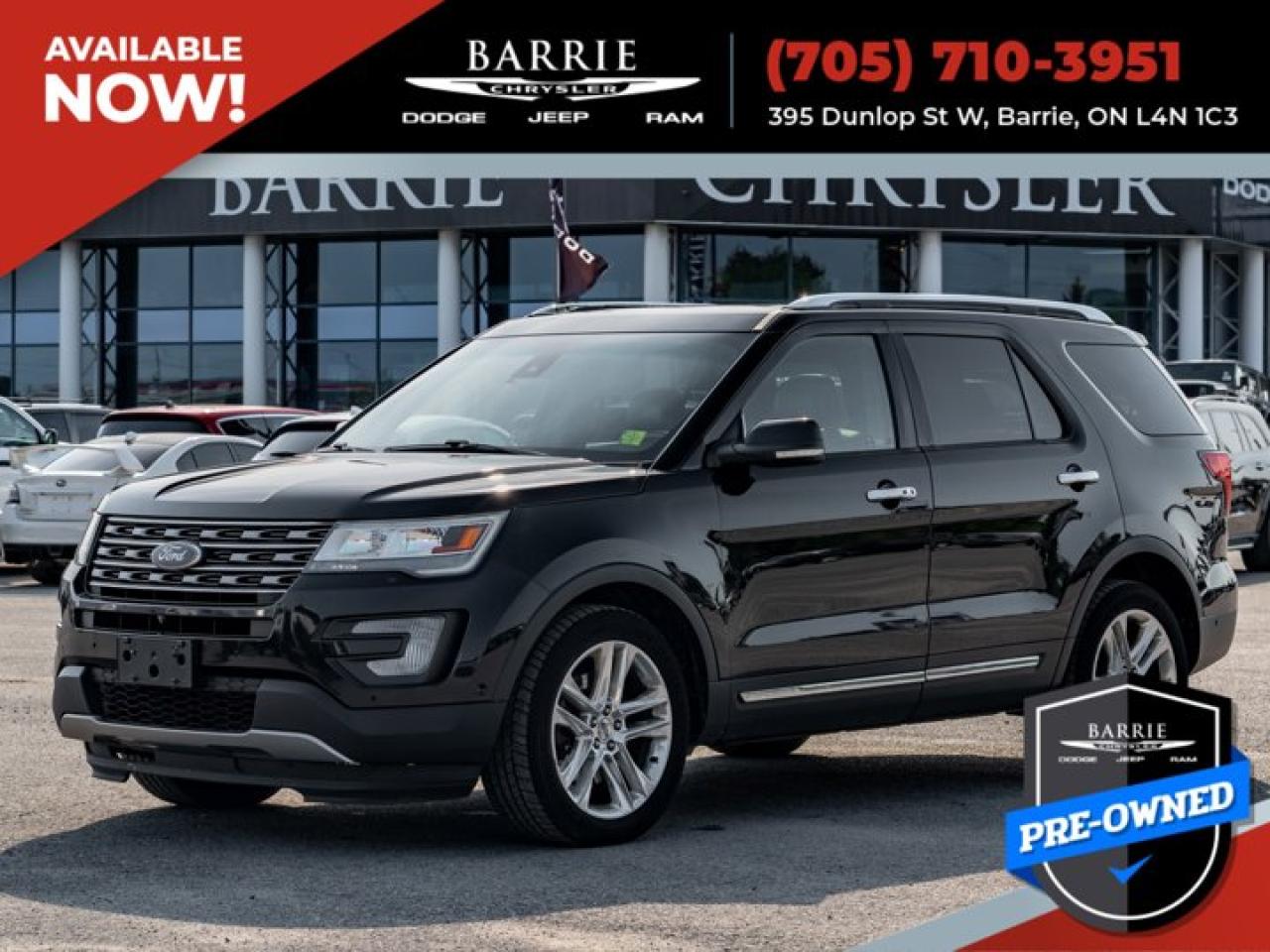 Used 2016 Ford Explorer LIMITED for sale in Barrie, ON