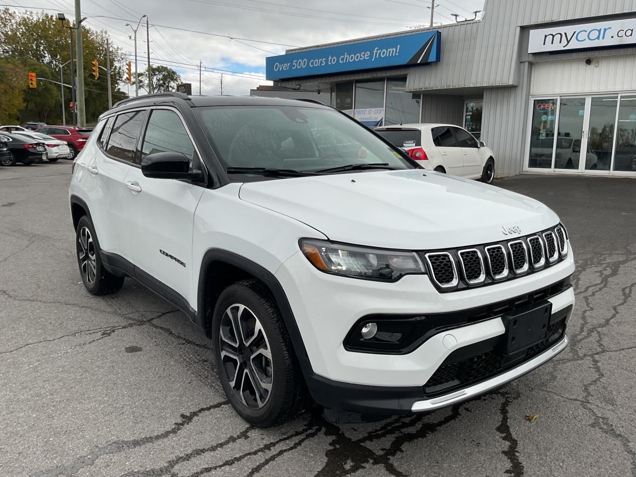 Used 2023 Jeep Compass Limited 2L LIMITED 4X4!! LOW MILAGE!!  BACKUP CAM. BLUETOOTH. A/C. CRUISE. PWR GROUP. for sale in Kingston, ON