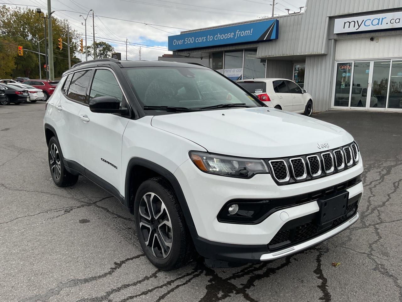 Used 2023 Jeep Compass Limited 2L LIMITED 4X4!! LOW MILAGE!!  BACKUP CAM. BLUETOOTH. A/C. CRUISE. PWR GROUP. for sale in Kingston, ON