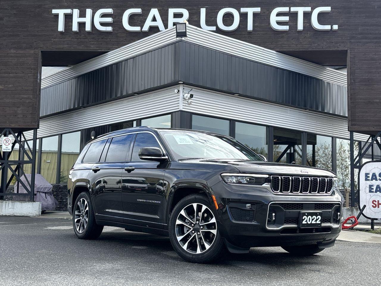 Used 2022 Jeep Grand Cherokee L Overland APPLE CARPLAY/ANDROID AUTO, NAV, HEATED LEATHER SEATS/STEERING WHEEL, 3RD ROW, MOONROOF! for sale in Sudbury, ON