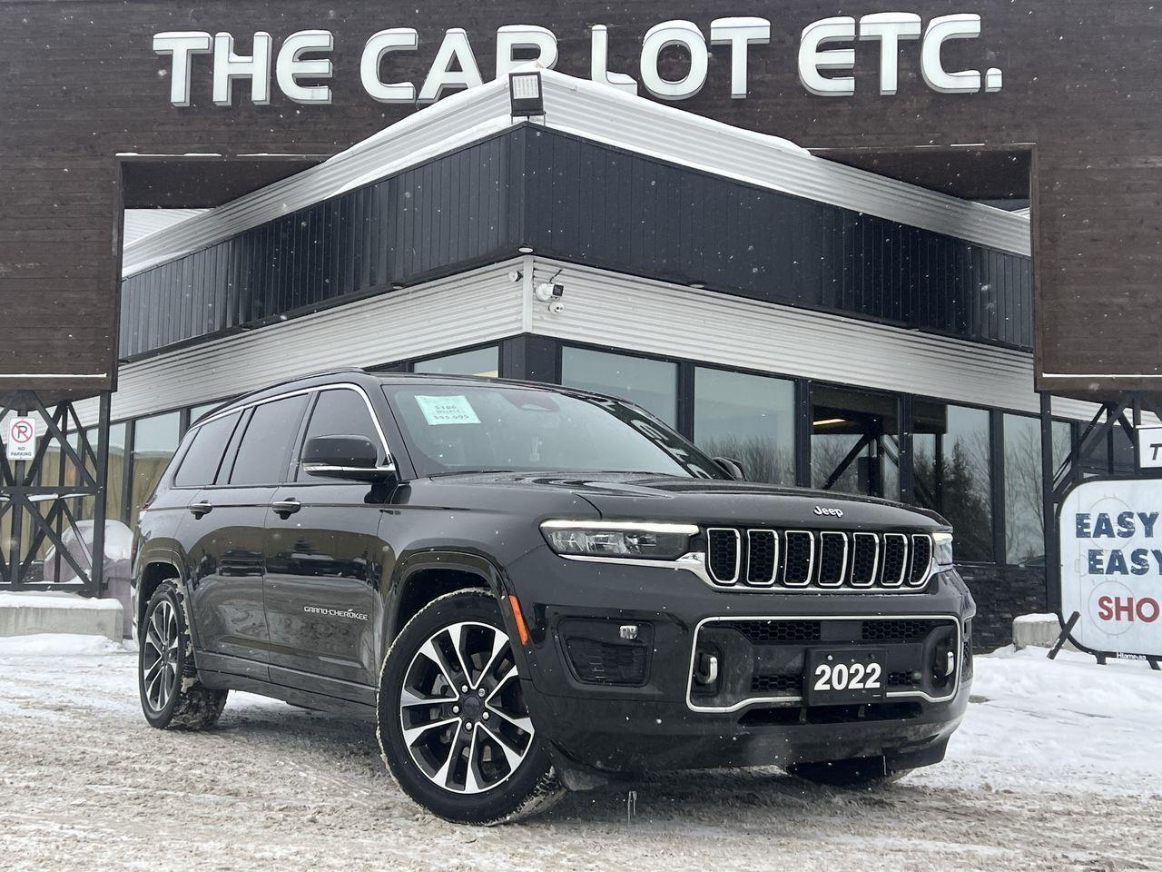 Used 2022 Jeep Grand Cherokee L Overland APPLE CARPLAY/ANDROID AUTO, NAV, HEATED LEATHER SEATS/STEERING WHEEL, 3RD ROW, MOONROOF! for sale in Sudbury, ON