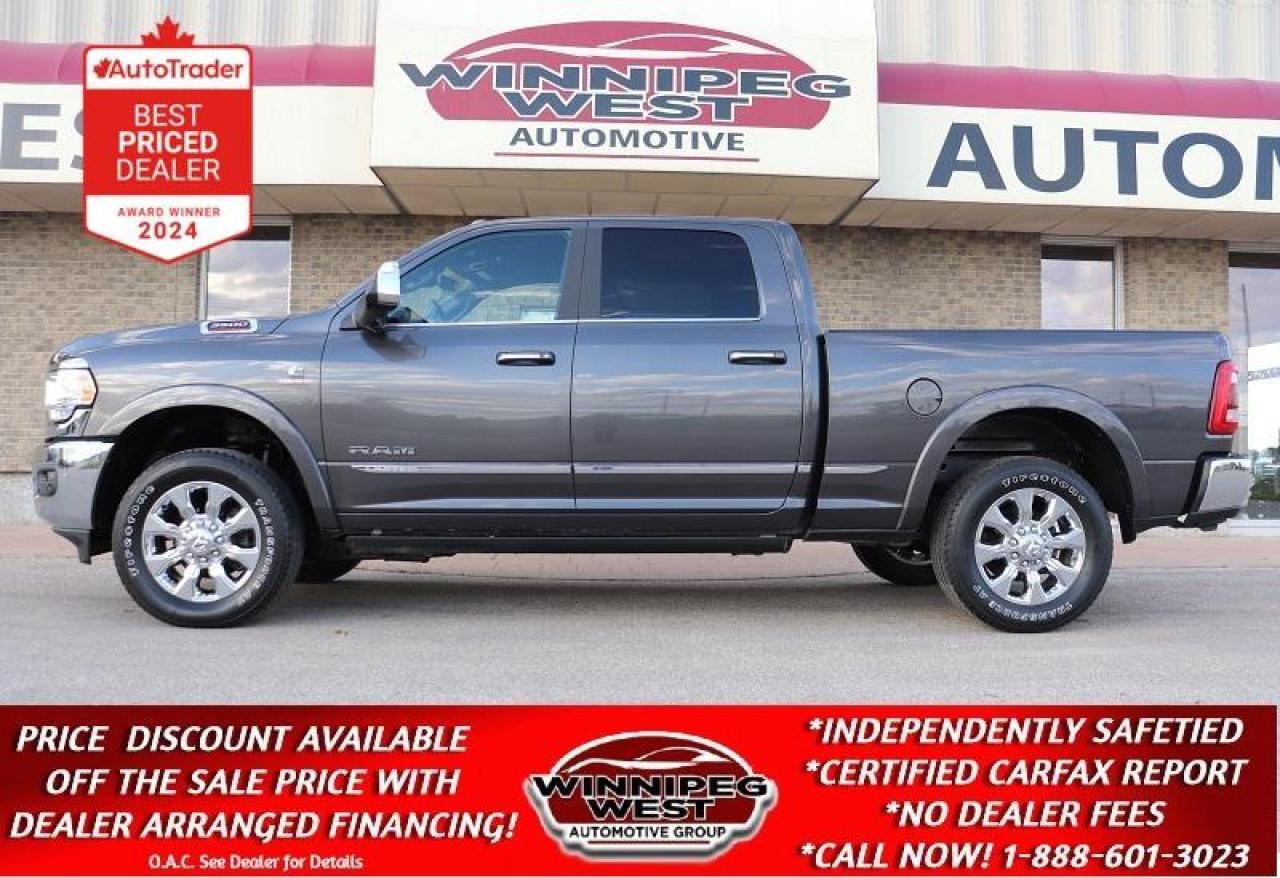 Used 2022 Dodge Ram 3500 LIMITED EDITION W/AISIN AND HO 6.7 CUMMINS, LOADED for sale in Headingley, MB