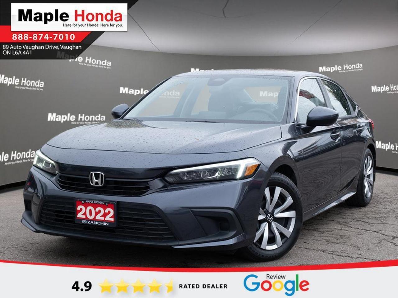 Used 2022 Honda Civic Auto Start| Apple Car Play| Android Auto| Heated S for sale in Vaughan, ON