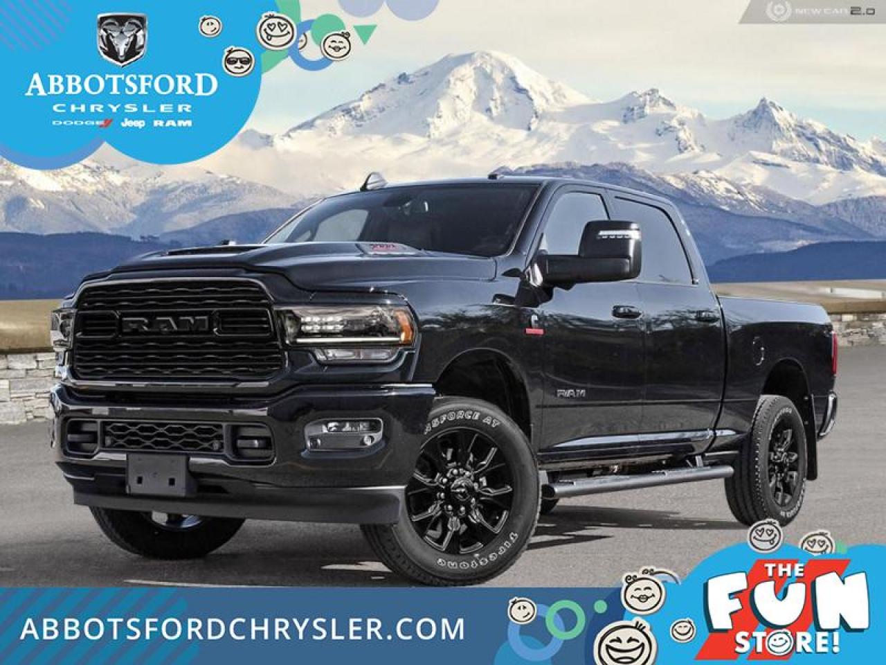 New 2024 RAM 3500 Limited  - Night Edition - Sunroof - $398.35 /Wk for sale in Abbotsford, BC