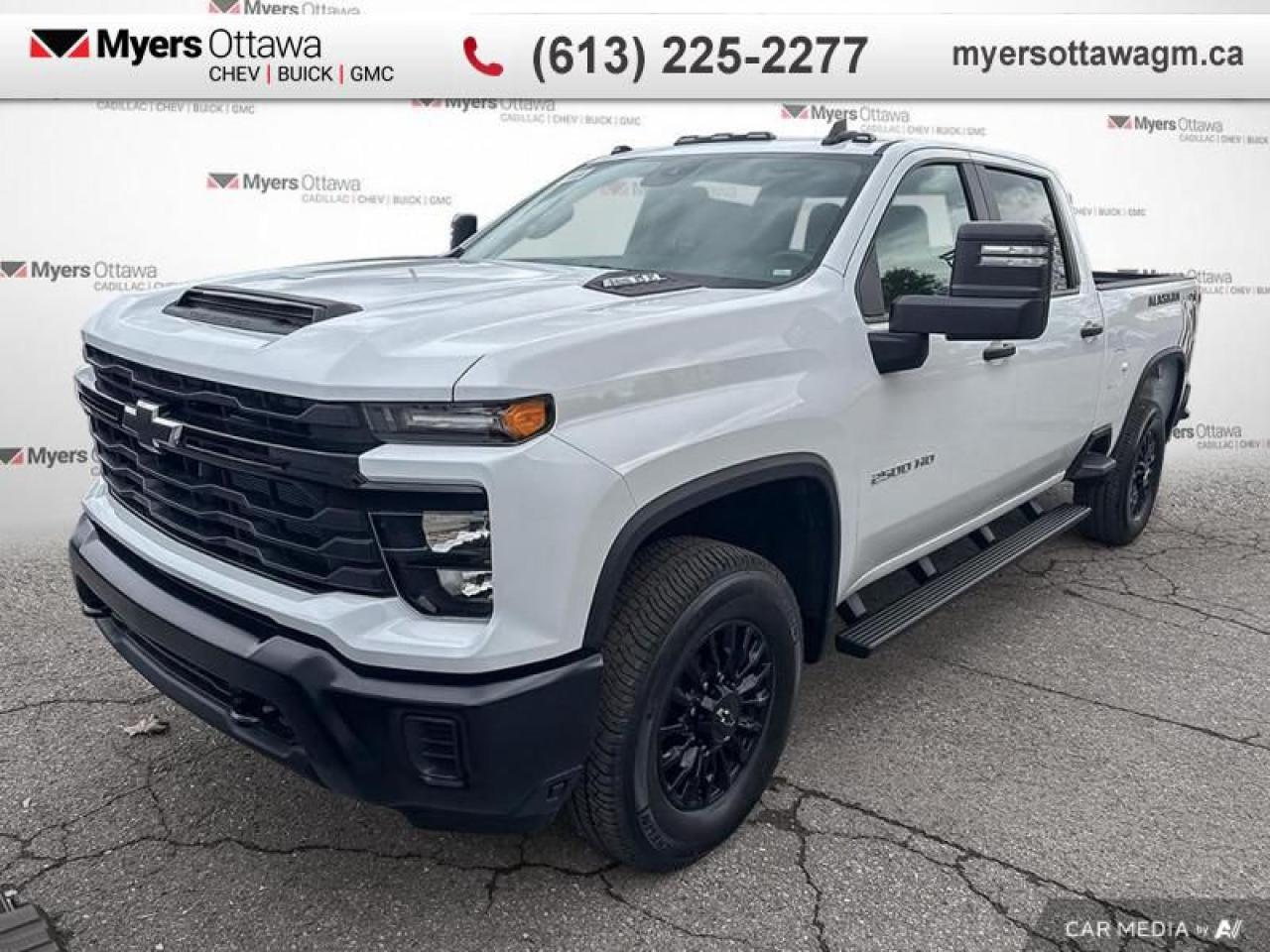 New 2025 Chevrolet Silverado 2500 HD Work Truck  SILVERADO 2500 HD, CREW, W/T, ALASKAN PLOW PREP for sale in Ottawa, ON