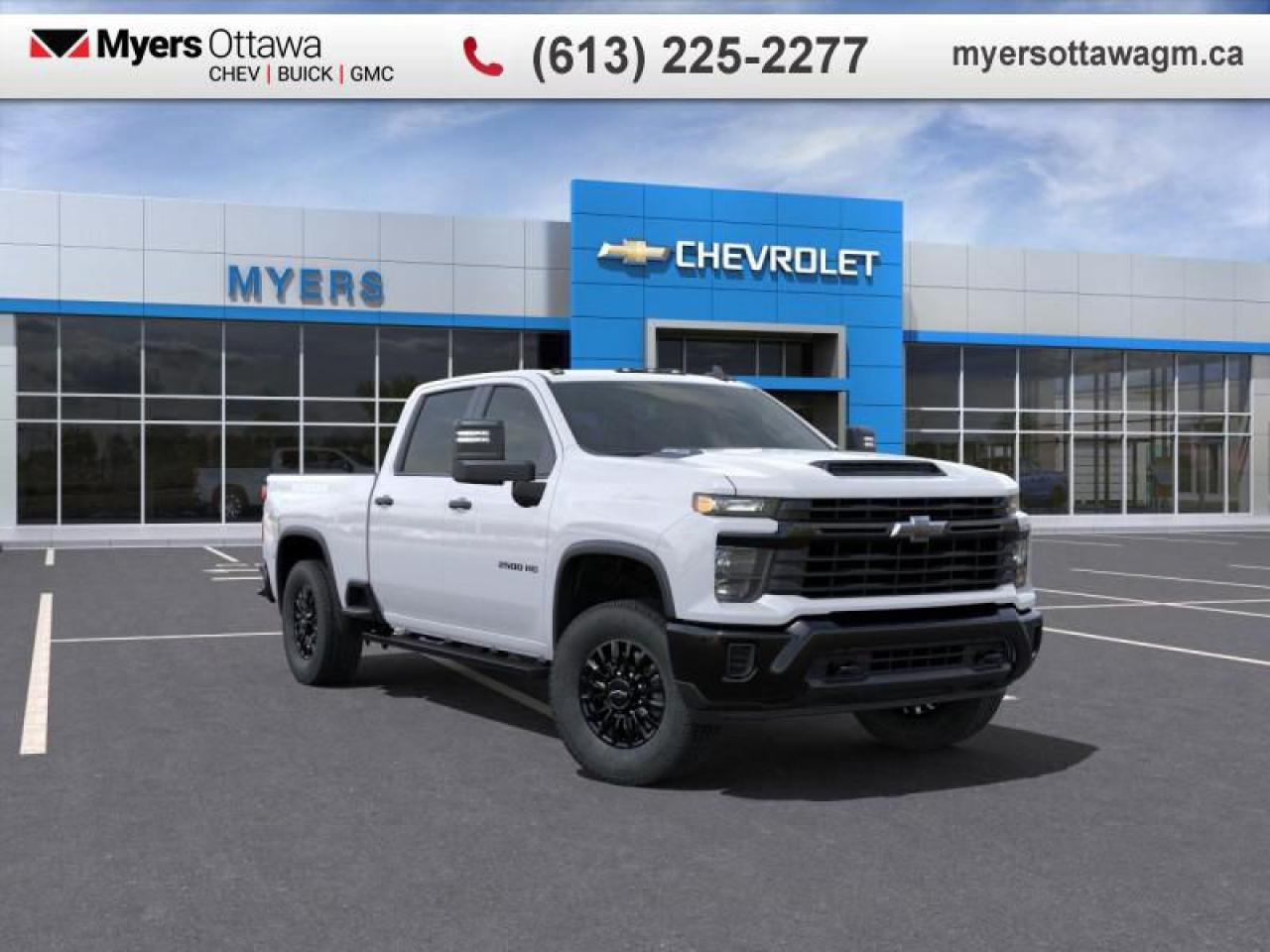 New 2025 Chevrolet Silverado 2500 HD Work Truck  SILVERADO 2500 HD, CREW, W/T, ALASKAN PLOW PREP for sale in Ottawa, ON