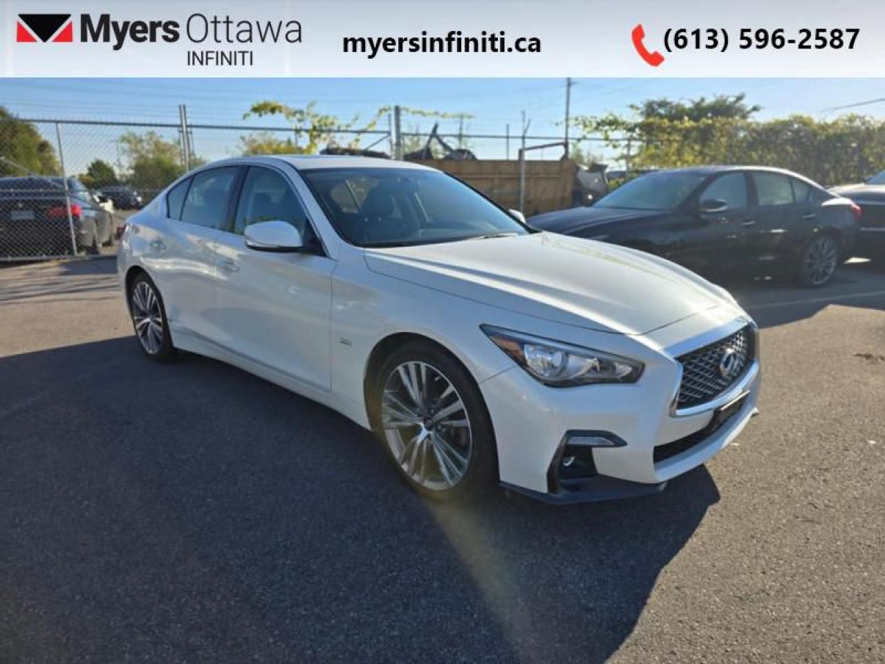 Used 2018 Infiniti Q50 3.0t Sport AWD  - Certified for sale in Ottawa, ON