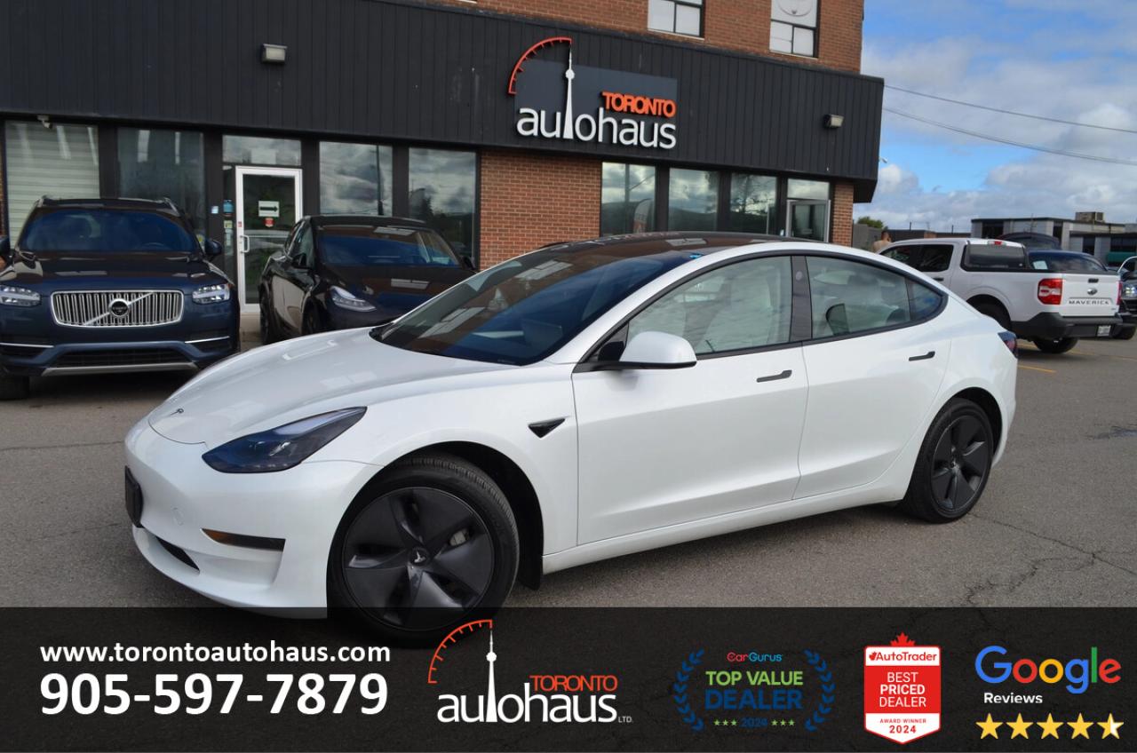 Used 2021 Tesla Model 3 WHITE INT I AWD I OVER 100 TESLAS IN STOCK AT TESLASUPERSTORE.CA for sale in Concord, ON