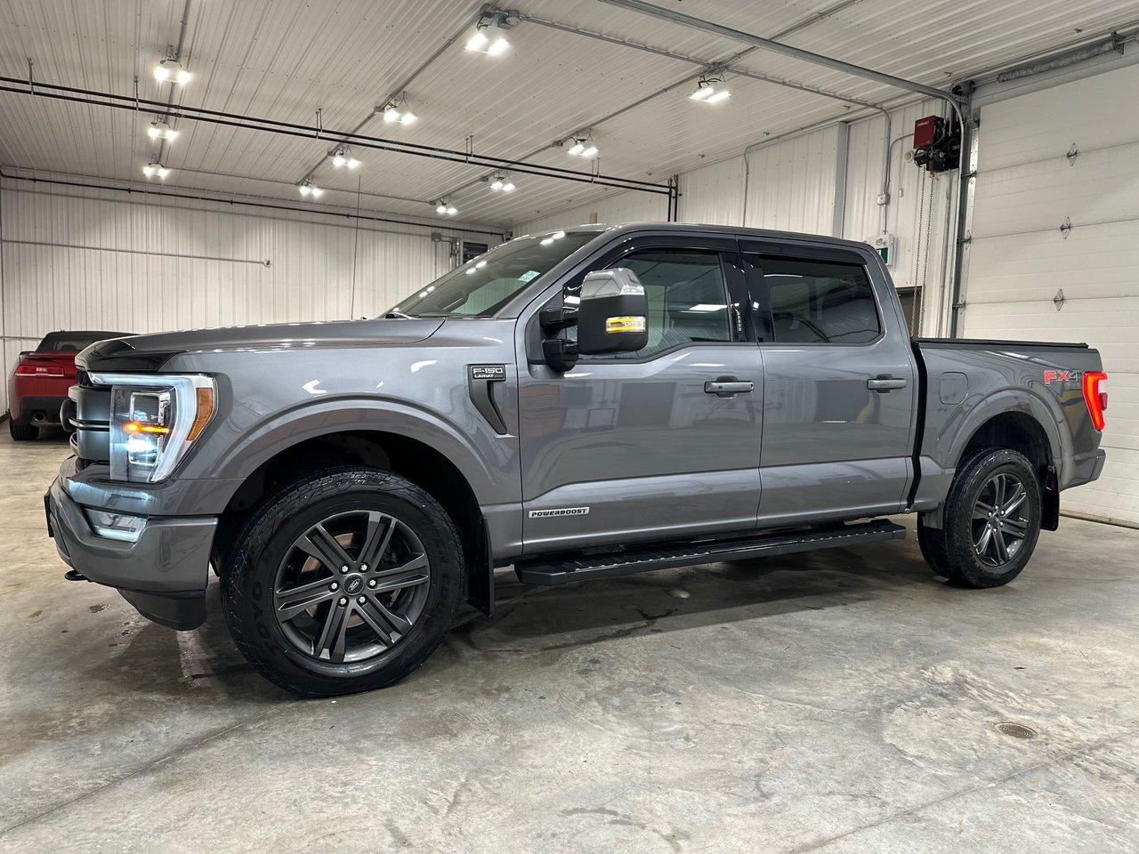 Used 2021 Ford F-150 FX4 LARIAT CREW CAB POWER BOOST for sale in Winnipeg, MB