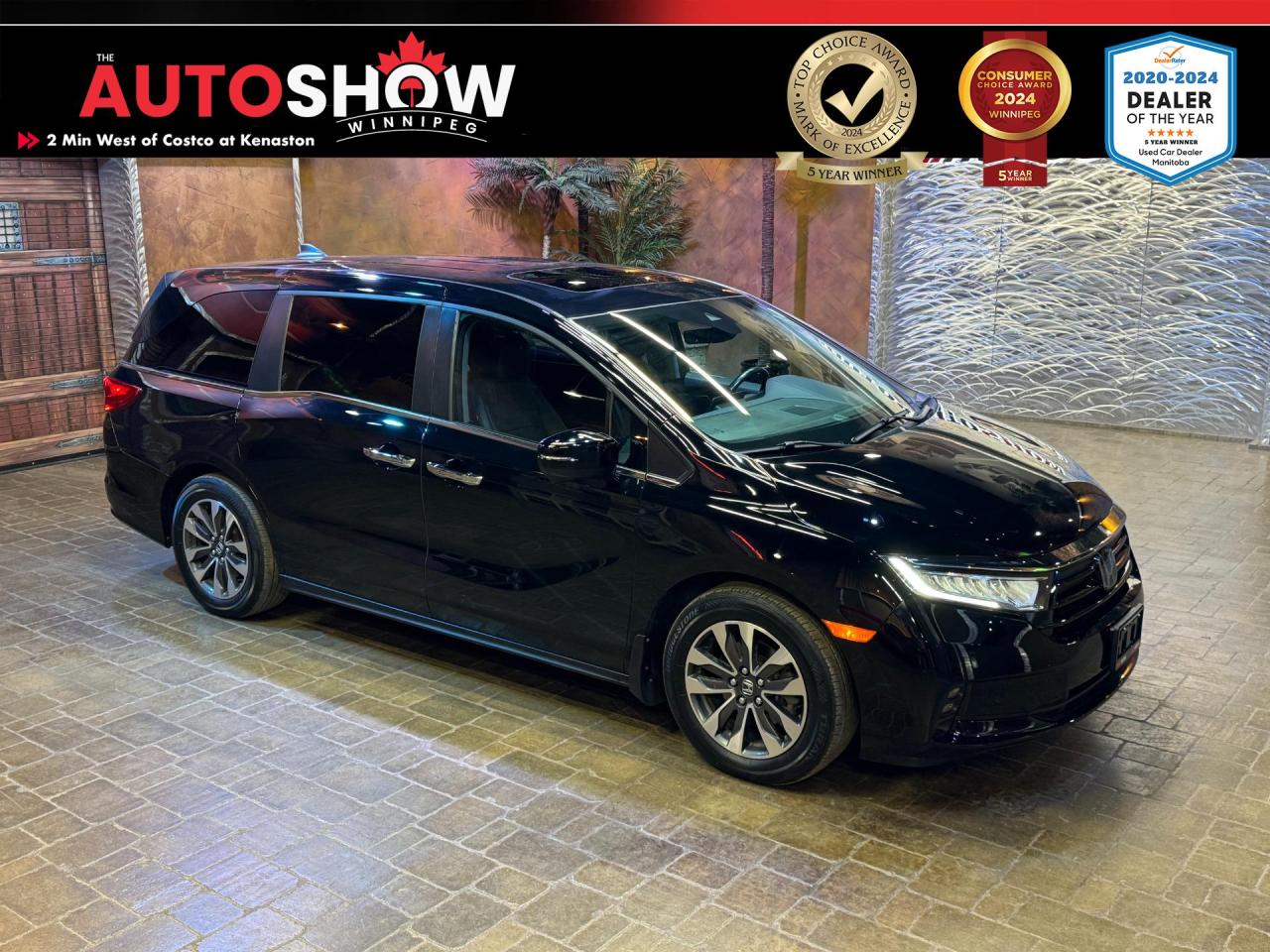 Used 2022 Honda Odyssey EX-L NAVI - ONE OWNER, CLEAN CARFAX!!! for sale in Winnipeg, MB