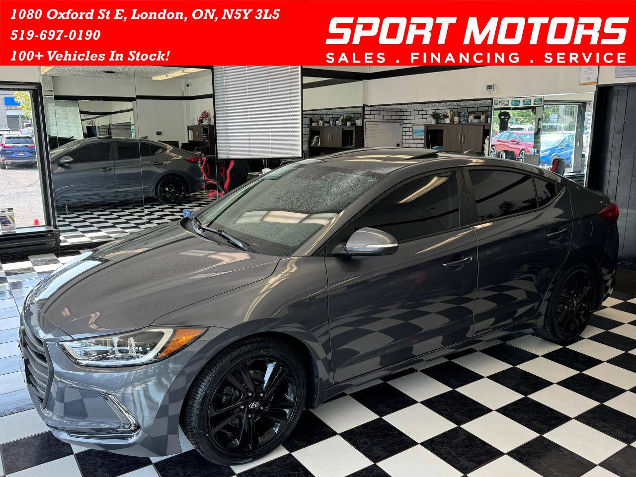 2017 Hyundai Elantra GLS+Sunroof+New Tires+Brakes+ApplePlay+Camera+A/C - Photo #1