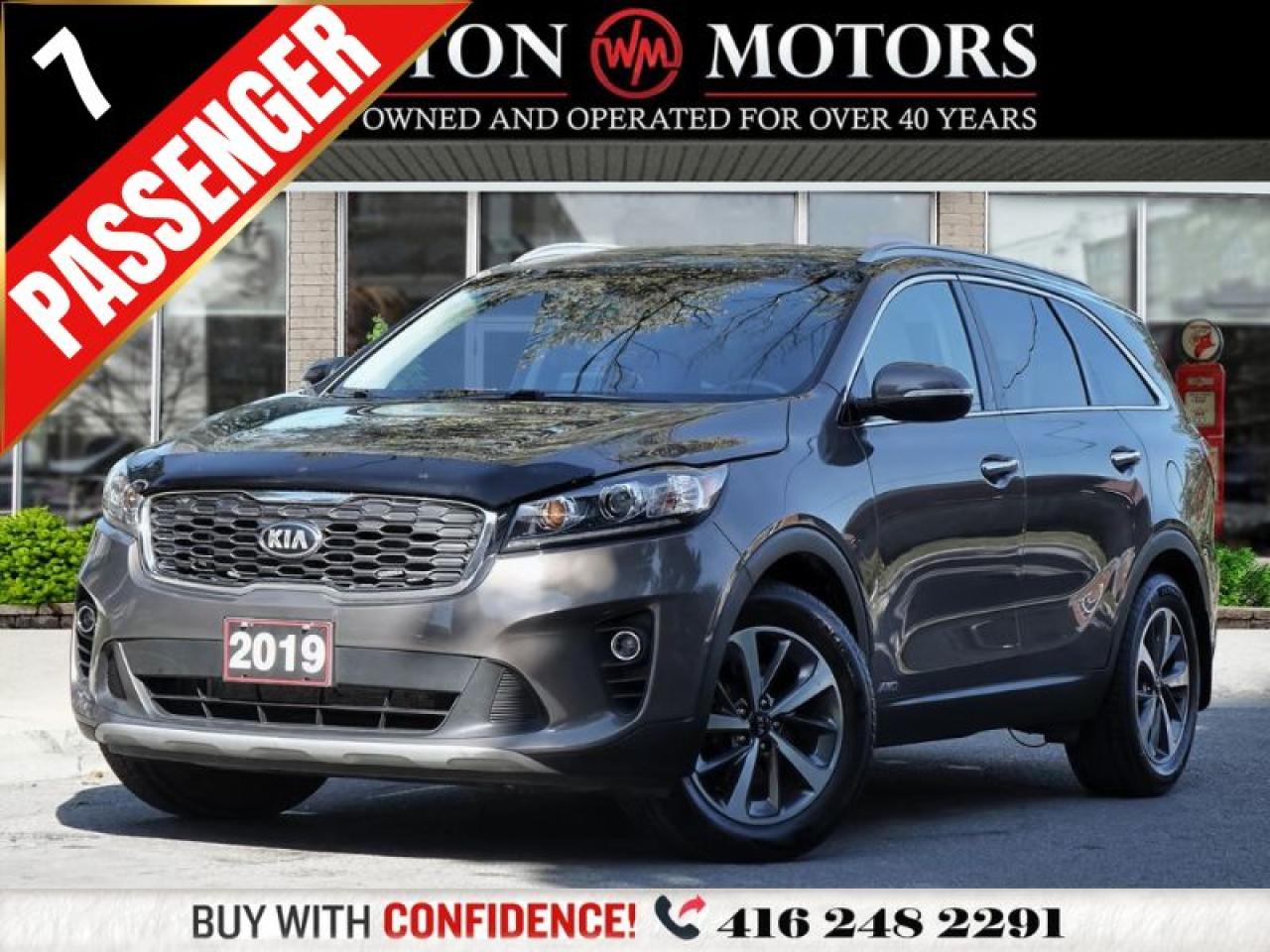2019 Kia Sorento EX*V6*AWD*7PASS*LEATHER*REVCAM*HEATED SEATS!!