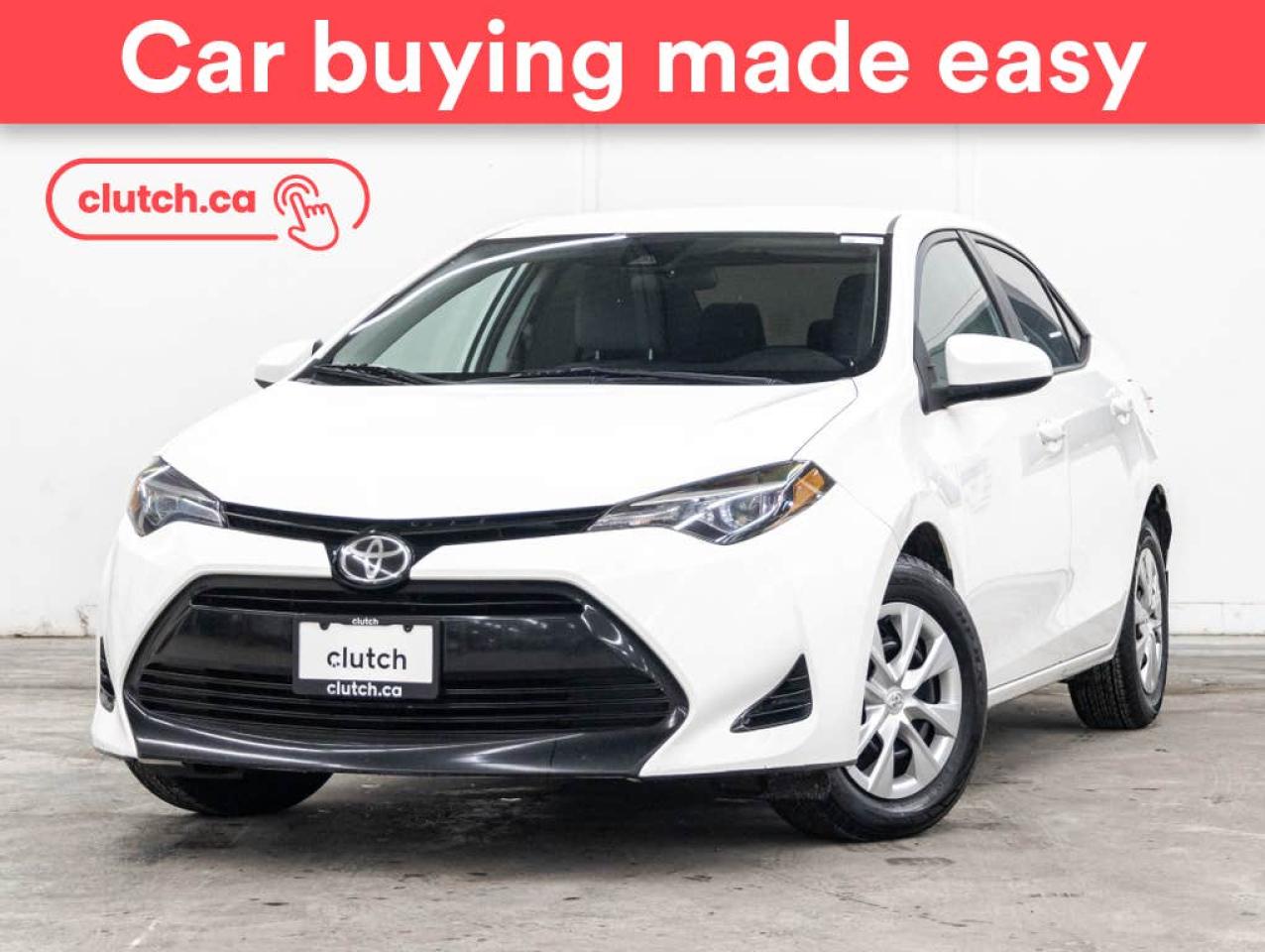 Used 2018 Toyota Corolla CE w/ Rearview Cam, Dynamic Radar Cruise Control, Pedestrian Detection for sale in Bedford, NS