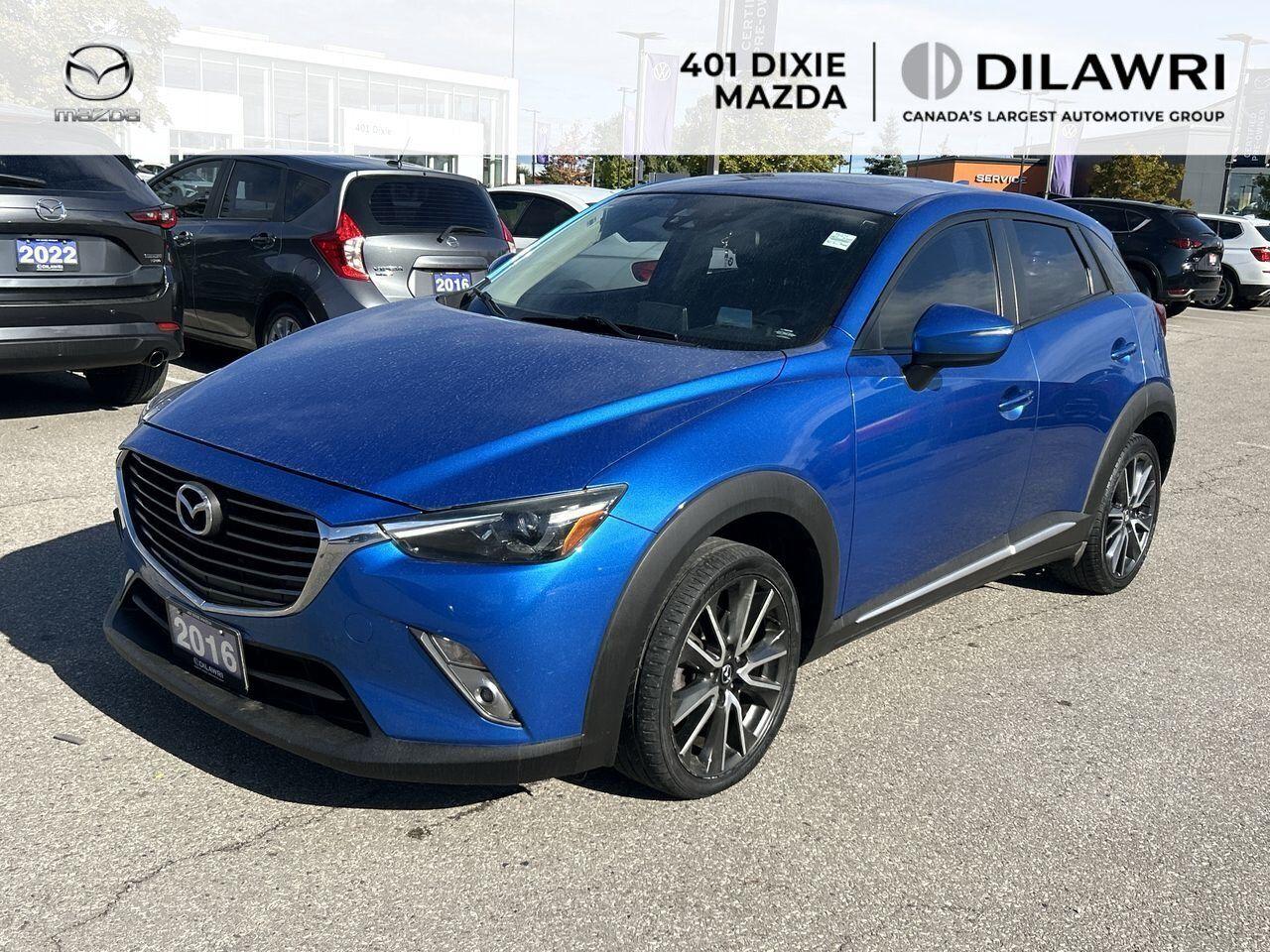 Used 2016 Mazda CX-3 GT 1 OWNER|DILAWRI CERTIFIED|PREMIUM AUDIO for sale in Mississauga, ON