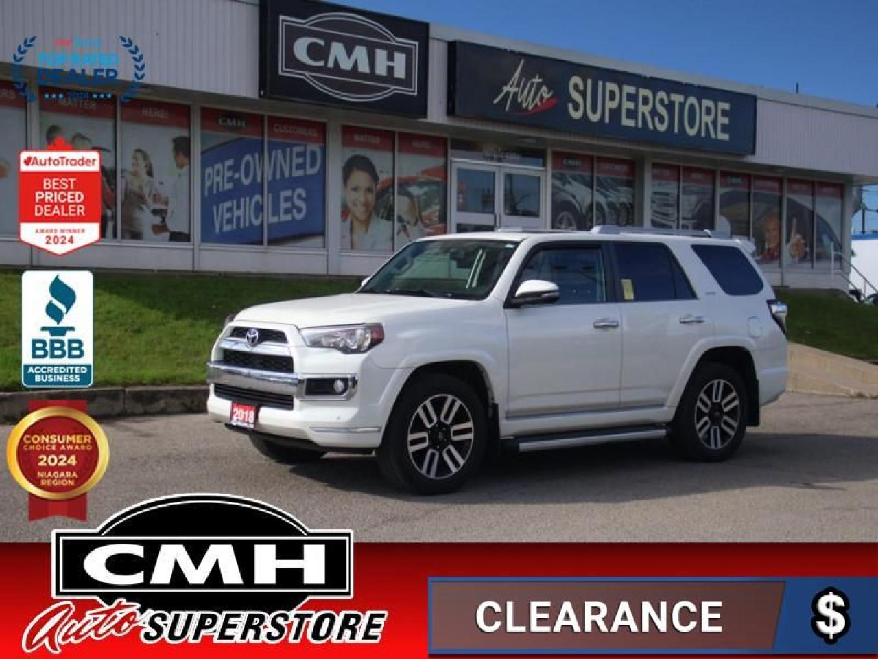 Used 2018 Toyota 4Runner Limited  **SUPER CLEAN - 1 OWNER** for sale in St. Catharines, ON