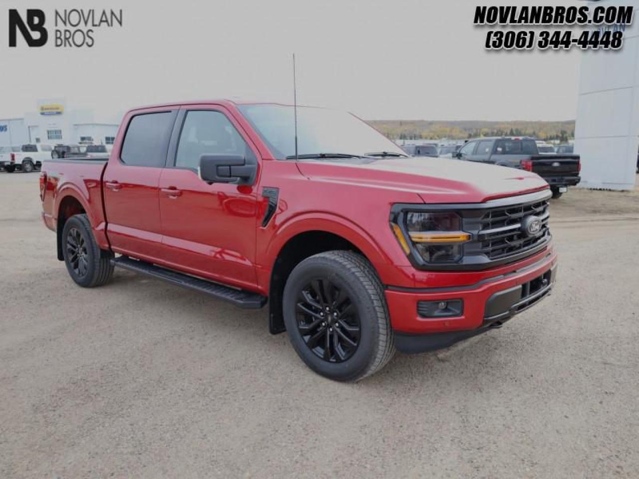 <b>Tow Package, 20 Aluminum Wheels, Spray-In Bed Liner, Power Sliding Rear Window!</b><br> <br> <br> <br>Check out our great inventory of new vehicles at Novlan Brothers!<br> <br>  This 2024 F-150 is a truck that perfectly fits your needs for work, play, or even both. <br> <br>Just as you mould, strengthen and adapt to fit your lifestyle, the truck you own should do the same. The Ford F-150 puts productivity, practicality and reliability at the forefront, with a host of convenience and tech features as well as rock-solid build quality, ensuring that all of your day-to-day activities are a breeze. Theres one for the working warrior, the long hauler and the fanatic. No matter who you are and what you do with your truck, F-150 doesnt miss.<br> <br> This rapid red metallic tinted clearcoat Crew Cab 4X4 pickup   has a 10 speed automatic transmission and is powered by a  400HP 3.5L V6 Cylinder Engine.<br> <br> Our F-150s trim level is XLT. This XLT trim steps things up with running boards, dual-zone climate control and a 360 camera system, along with great standard features such as class IV tow equipment with trailer sway control, remote keyless entry, cargo box lighting, and a 12-inch infotainment screen powered by SYNC 4 featuring voice-activated navigation, SiriusXM satellite radio, Apple CarPlay, Android Auto and FordPass Connect 5G internet hotspot. Safety features also include blind spot detection, lane keep assist with lane departure warning, front and rear collision mitigation and automatic emergency braking. This vehicle has been upgraded with the following features: Tow Package, 20 Aluminum Wheels, Spray-in Bed Liner, Power Sliding Rear Window. <br><br> View the original window sticker for this vehicle with this url <b><a href=http://www.windowsticker.forddirect.com/windowsticker.pdf?vin=1FTFW3L85RFB20124 target=_blank>http://www.windowsticker.forddirect.com/windowsticker.pdf?vin=1FTFW3L85RFB20124</a></b>.<br> <br>To apply right now for financing use this link : <a href=http://novlanbros.com/credit/ target=_blank>http://novlanbros.com/credit/</a><br><br> <br/> Total  rebate of $9500 is reflected in the price.  Incentives expire 2025-03-19.  See dealer for details. <br> <br> o~o