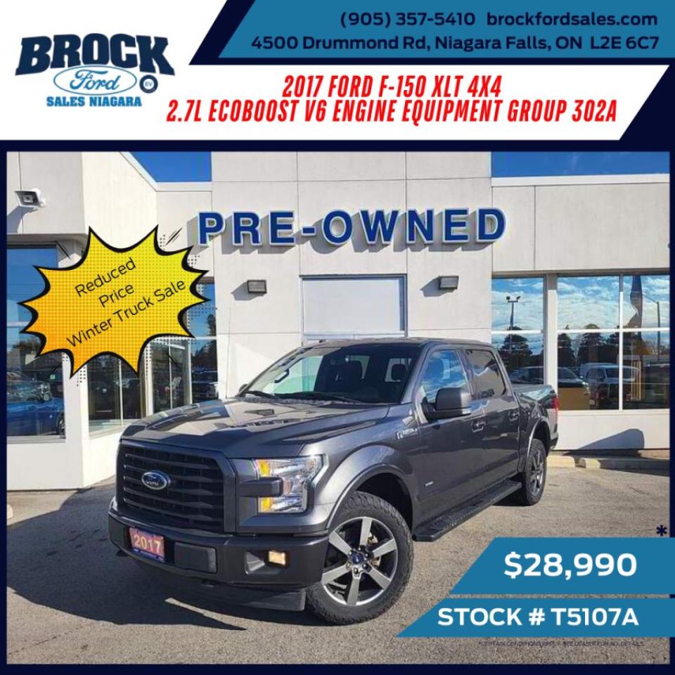 Used 2017 Ford F-150 Cab SuperCrew 4RM 145 po XLT for sale in Niagara Falls, ON