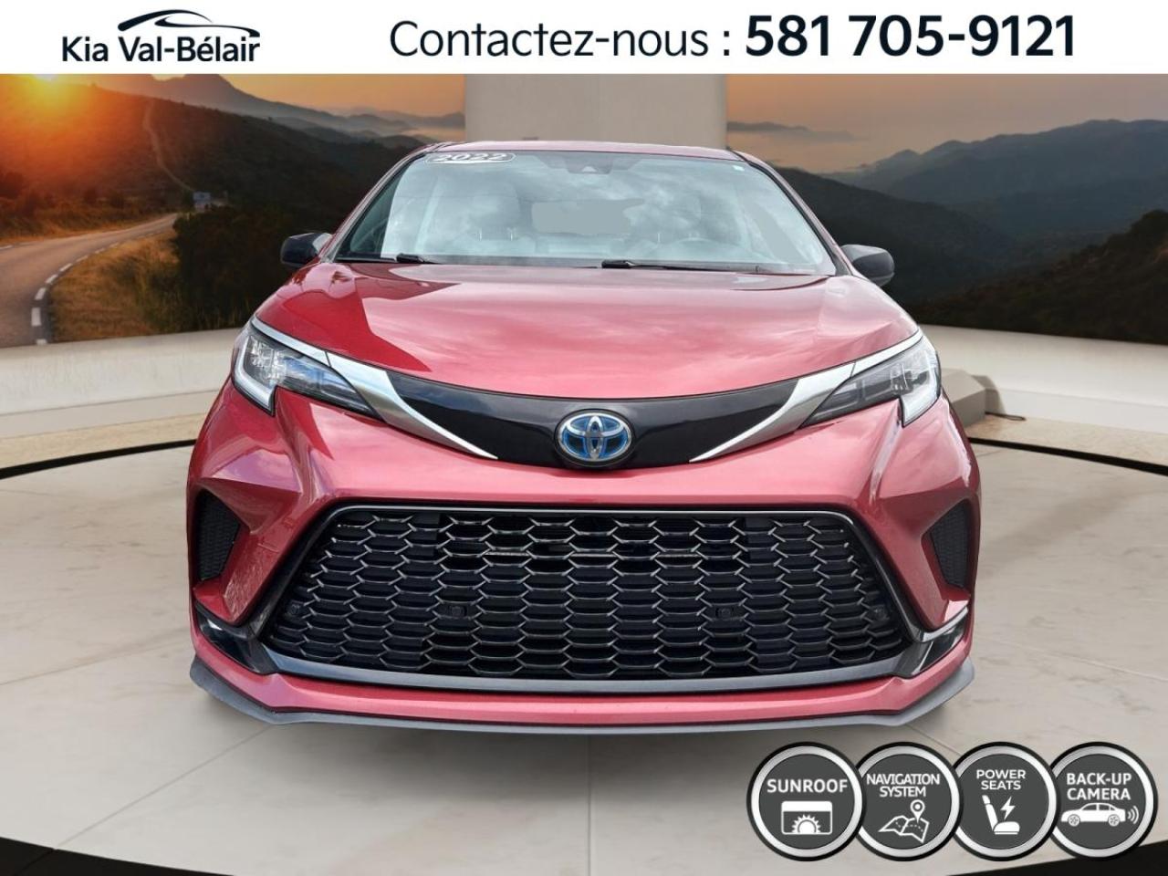 Used 2022 Toyota Sienna Hybrid XSE *7 PASSAGER *GPS *TOIT *CAMERA *BIZONE for sale in Québec, QC