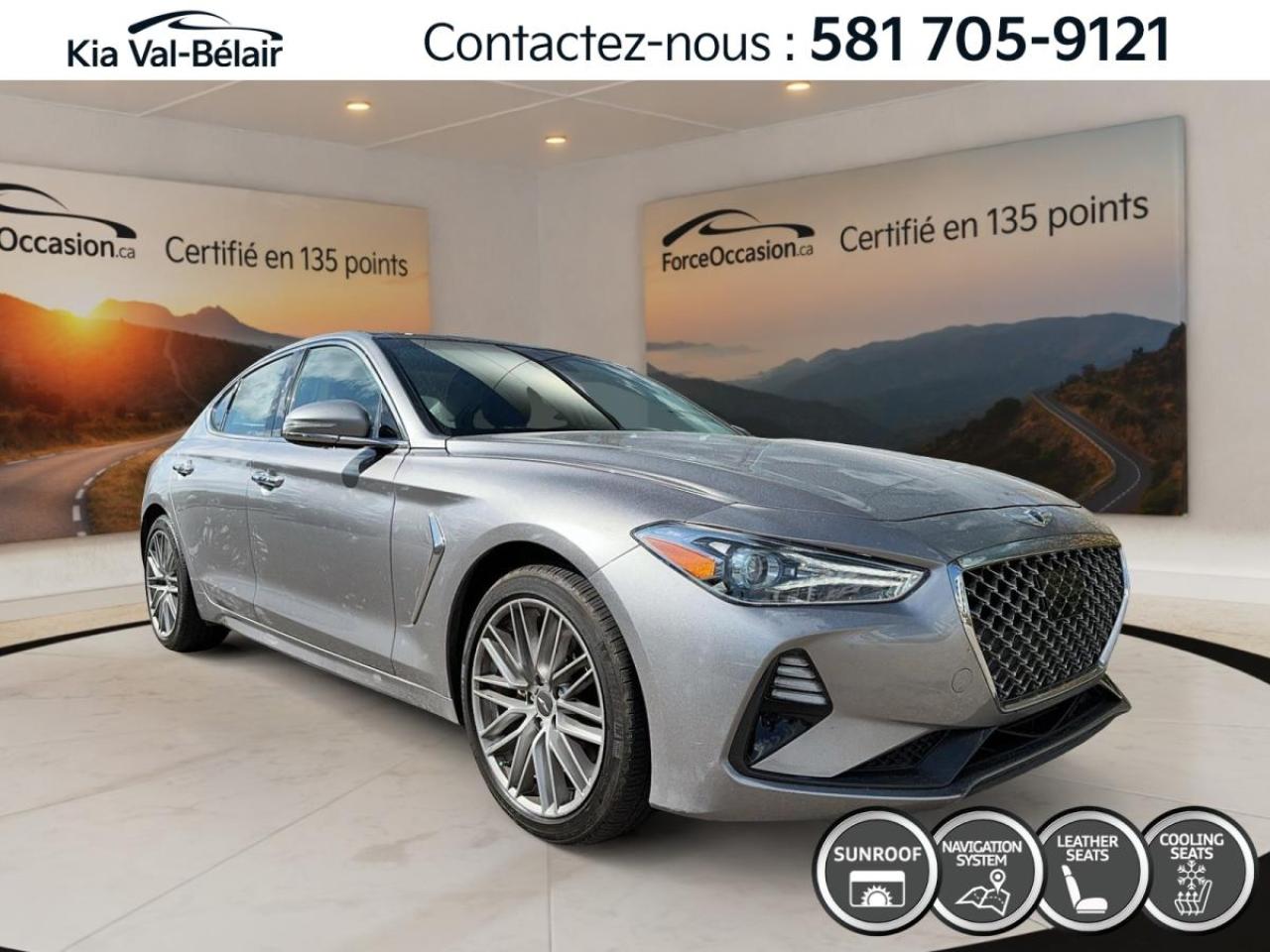 Used 2020 Genesis G70 2.0T ADVANCED *AWD *GPS *CUIR *TOIT *CAMERA for sale in Québec, QC