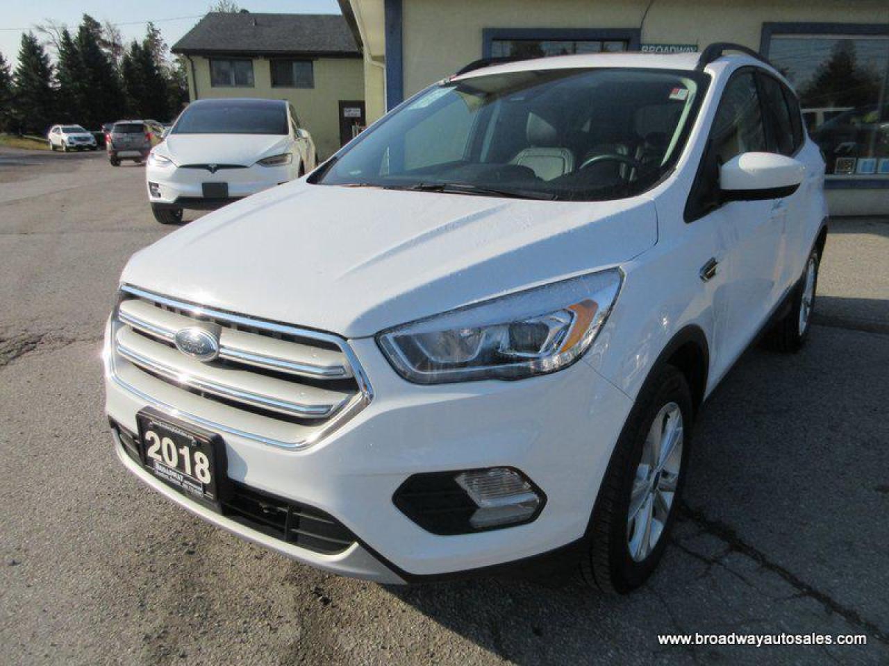 Used 2018 Ford Escape FOUR-WHEEL DRIVE SEL-VERSION 5 PASSENGER 1.5L - ECO-BOOST.. NAVIGATION.. PANORAMIC SUNROOF.. LEATHER.. HEATED SEATS.. POWER TAILGATE.. for sale in Bradford, ON