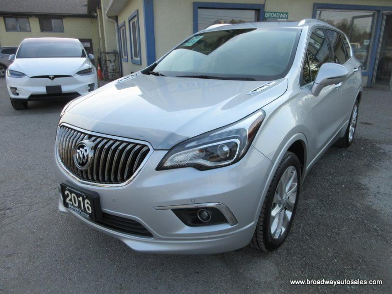 Used 2016 Buick Envision ALL-WHEEL DRIVE PREMIUM-EDITION 5 PASSENGER 2.0L - TURBO.. NAVIGATION.. PANORAMIC SUNROOF.. LEATHER.. HEATED/AC SEATS.. POWER TAILGATE.. for sale in Bradford, ON