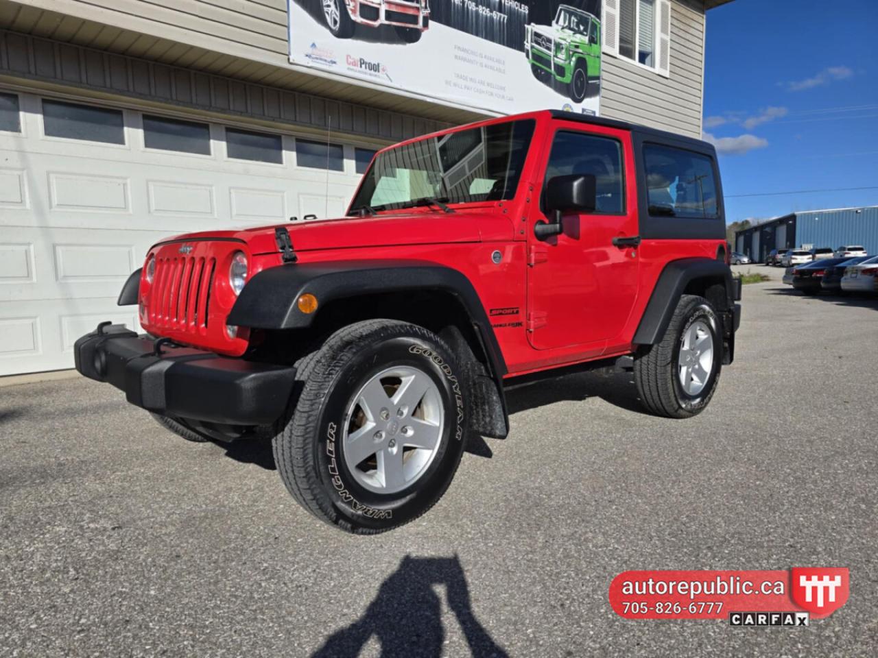 Used 2018 Jeep Wrangler Sport 4x4 Certified One Owner No Accidents Extende for sale in Orillia, ON