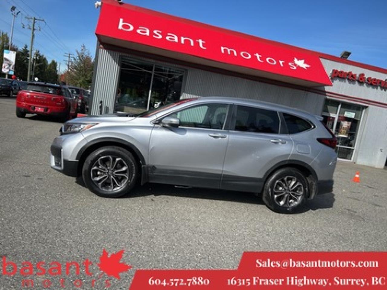 Used 2020 Honda CR-V EX-L, Leather, Sunroof, Backup Cam, Low KMs! for sale in Surrey, BC