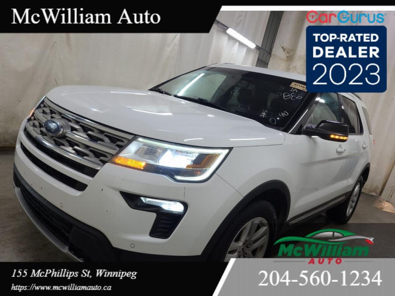 Used 2018 Ford Explorer XLT *HEATED LEATHER* *BACK UP CAMERA* *COMMAND START* *3RD ROW SEATING* for sale in Winnipeg, MB