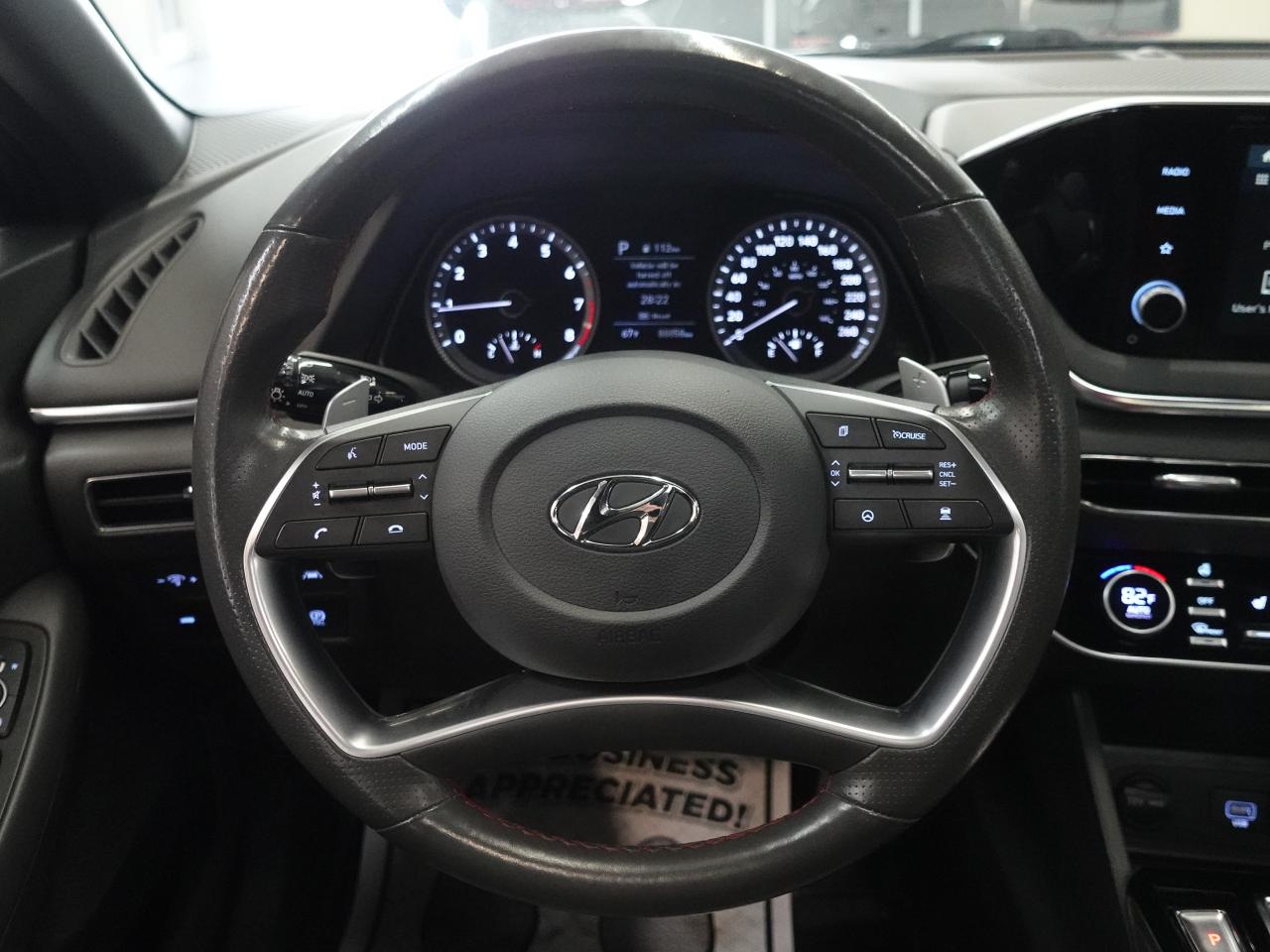 2022 Hyundai Sonata SPORT | 1.6T | Leather | Pano roof | BSM | CarPlay