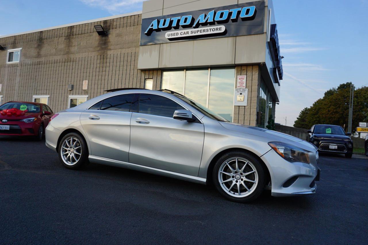 Used 2017 Mercedes-Benz CLA-Class 250 4MATIC CERTIFIED CAMERA NAV BLUETOOTH LEATHER HEATED SEATS SUNROOF CRUISE ALLOYS for sale in Burlington, ON