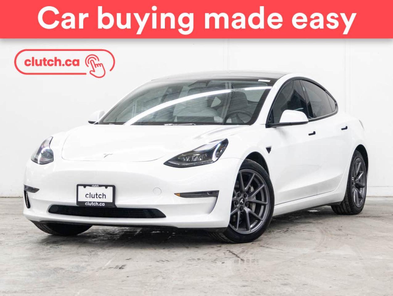 Used 2021 Tesla Model 3 Standard Range Plus w/ Autopilot, Nav, Glass Roof for sale in Toronto, ON