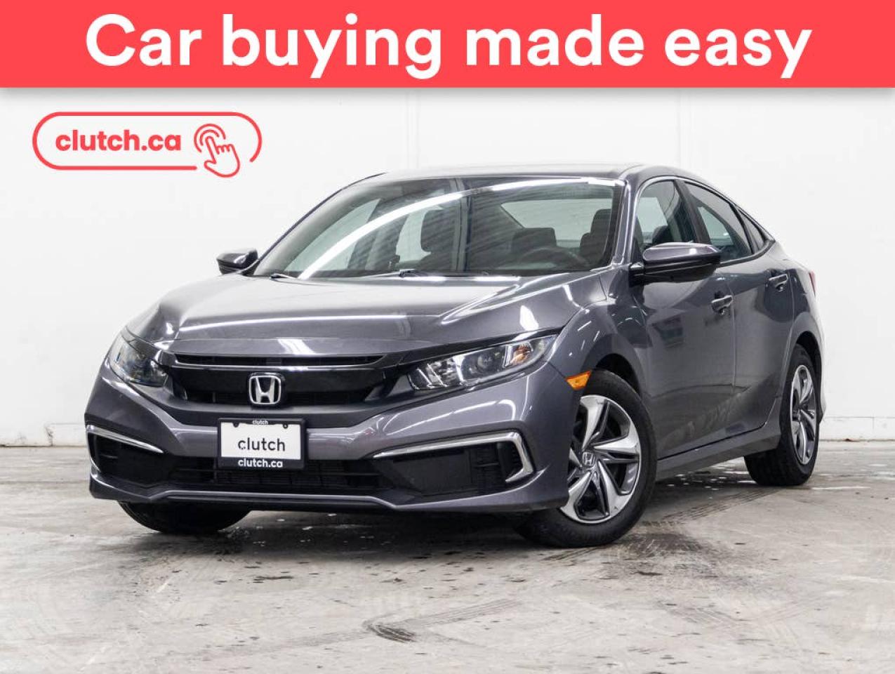 Used 2019 Honda Civic Sedan LX w/ Apple CarPlay & Android Auto, A/C, Rearview Cam for sale in Bedford, NS