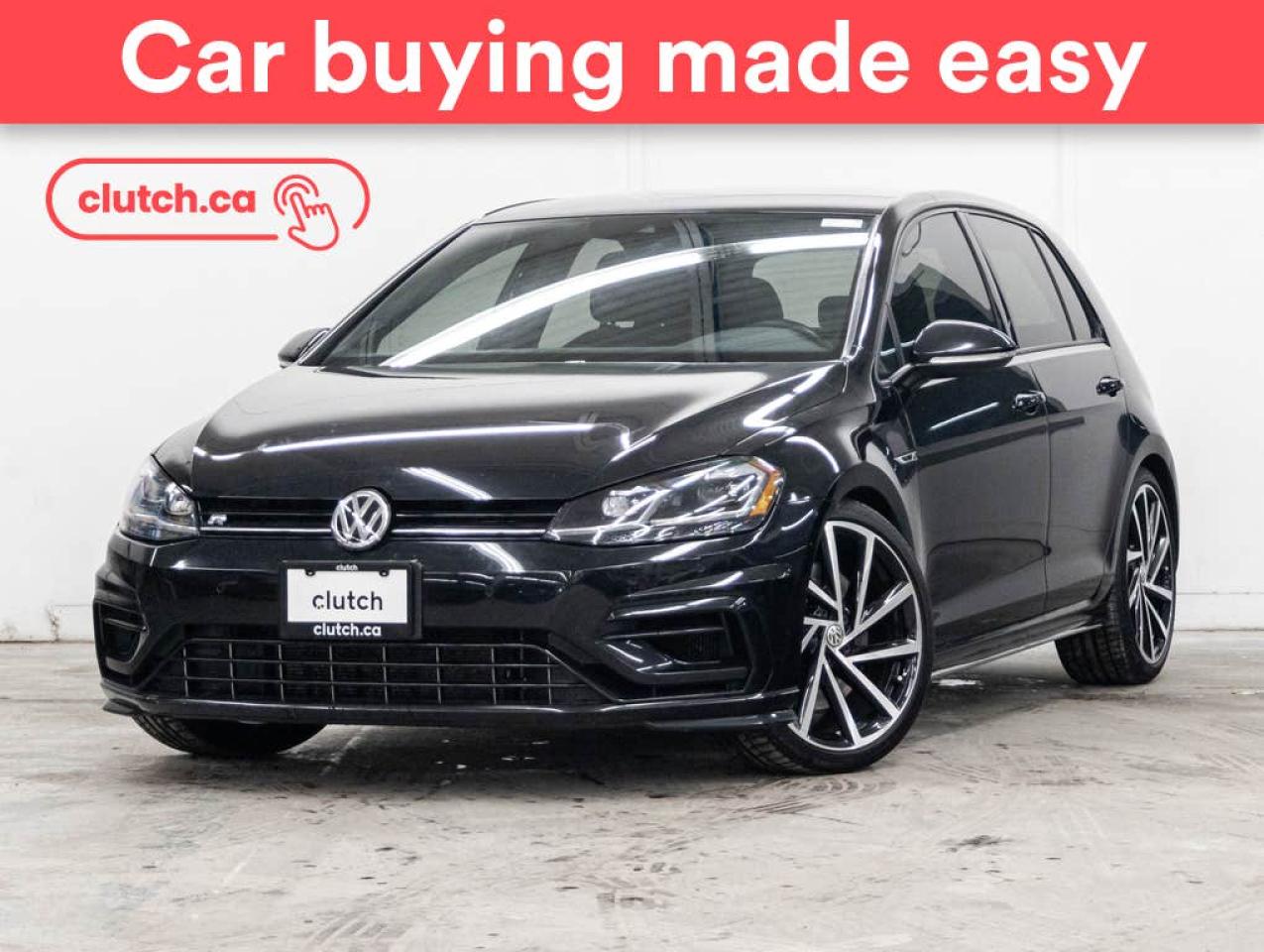 Used 2018 Volkswagen Golf R Base AWD w/ Driver Assistance Pkg, w/ Apple CarPlay & Android Auto, Heated Front Seats, Adaptive Cruise Control for sale in Bedford, NS