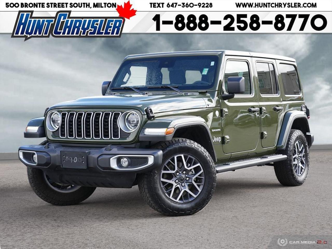 Used 2024 Jeep Wrangler SARAHA 4X4 | DUAL TOP | STEPS | 12in NAVI | HTD ST for sale in Milton, ON