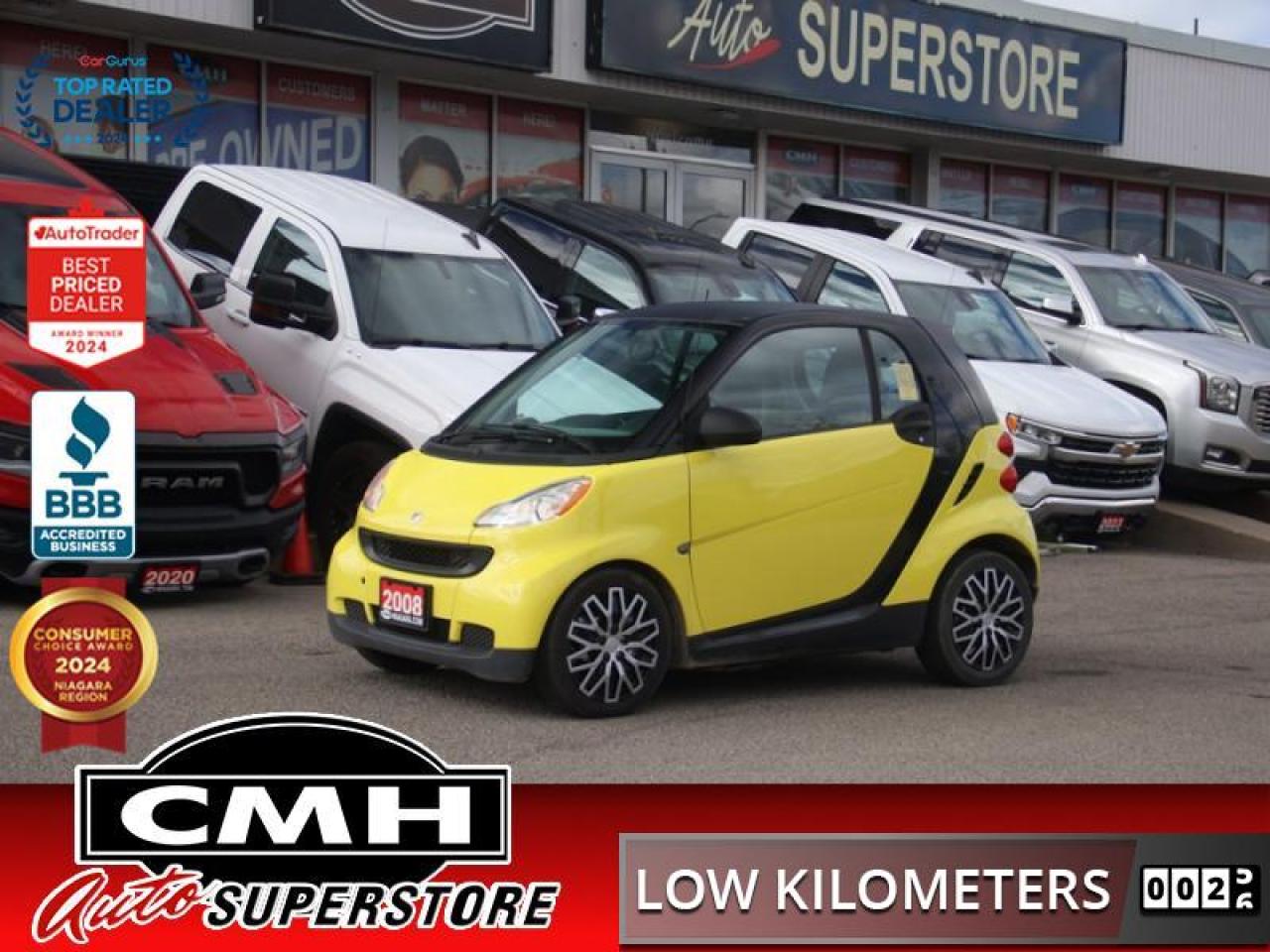 Used 2008 Smart fortwo Pure  **CLEAN CARFAX - LOW KMS** for sale in St. Catharines, ON