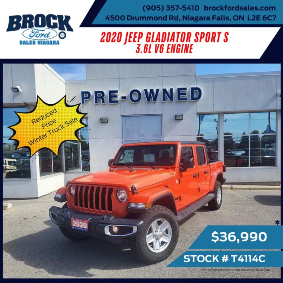 Used 2020 Jeep Gladiator Sport S for sale in Niagara Falls, ON