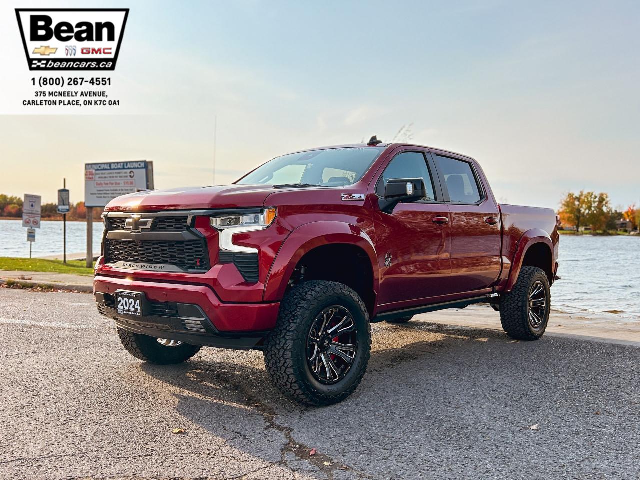 New 2024 Chevrolet Silverado 1500 RST BLACK WIDOW PACKAGE - 6.2L V8 WITH REMOTE START/ENTRY, HEATED FRONT SEATS, HEATED STEERING WHEEL, HD SURROUND VISION for sale in Carleton Place, ON