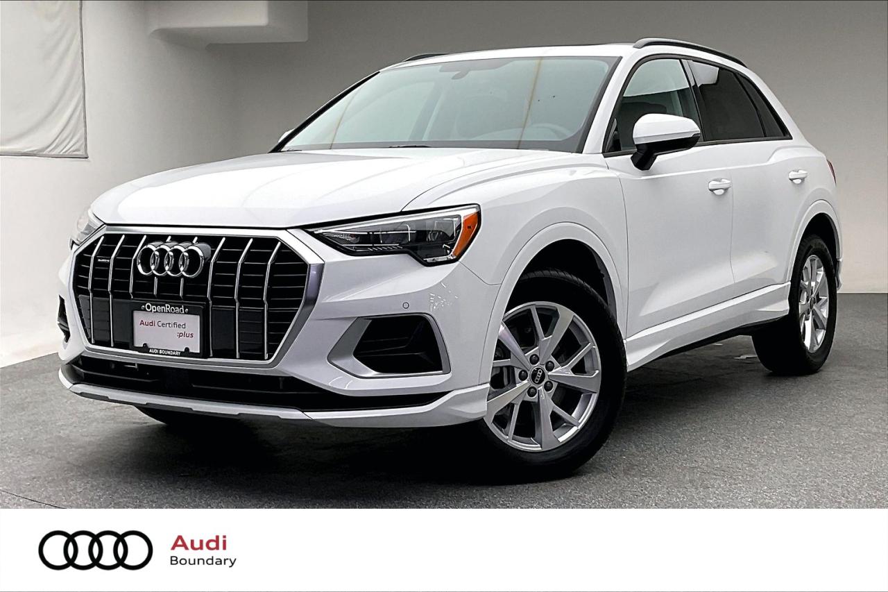 You can expect that this vehicle will feel like a brand new car with the Audi Certified :plus Program. The entails a 300 check-point service inspection, up to 5 years of factory warranty or 100,000KM from the original service date, 30-day/2000 KM exchange privilege, a FREE CarFax and 24/7 Roadside Assistance. Visit us at OpenRoad Audi Boundary and book a test drive with one of our Audi Brand Specialists! We look forward to seeing you soon!