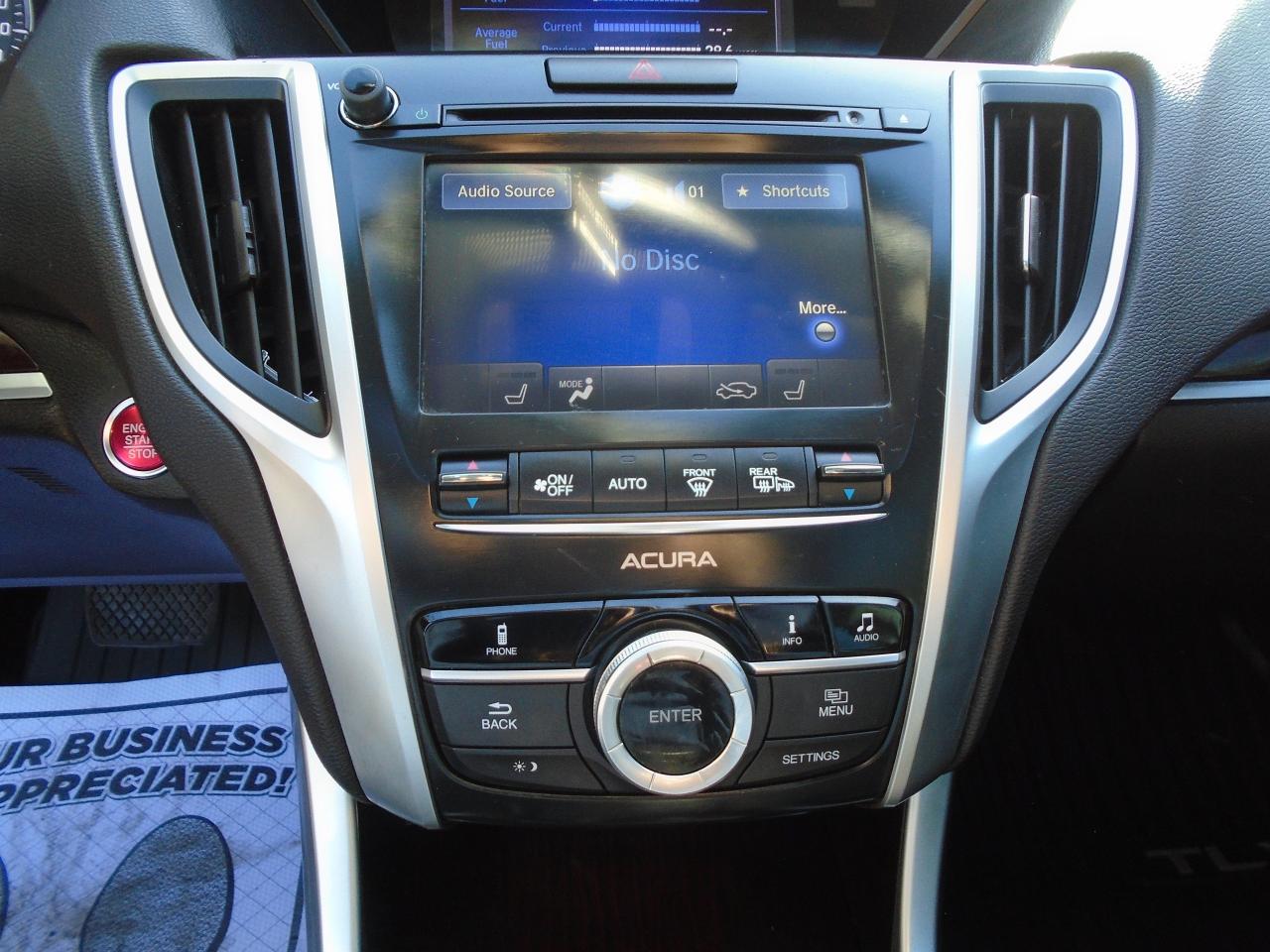 2015 Acura TLX LEATHER/ ROOF / HEATED SEATS / PUSH START/ KEYLESS - Photo #16