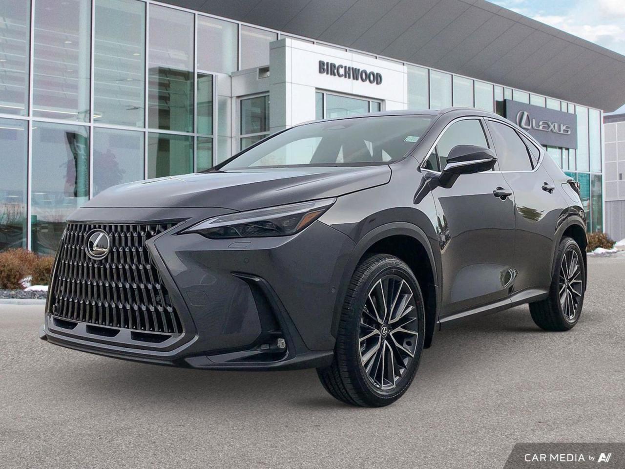 Distinctive By Design
Conquer urban landscapes with the all-wheel drive Lexus NX. Your journey is elevated by the coziness of heated front seats and steering wheel, the connectivity of Android Auto and Apple Car Play, and the peace of mind provided by the Lexus Safety System. Plus, kick-start your adventures remotely with your phone.
*Pricing includes all available rebates.

Birchwood Lexus is a three-time winner of the prestigious Pursuit of Excellence award, which recognizes Lexus dealers in Canada for having the highest possible level of guest satisfaction.  Allow us to show you the best possible guest experience. 

Have a trade? Birchwood Lexus will pay you top dollar for your vehicle - trades of all makes and models are welcome.

Flexible financing is available on most years, makes, and models. Start your purchase online at www.birchwoodlexus.ca or call us today at 204-25-LEXUS (53987)

Toll free Phone: 844-57-LEXUS (53987)

Dealer Permit #5499
Dealer permit #5499