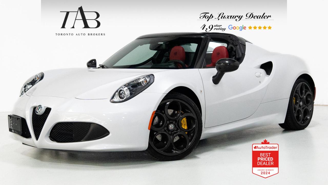 Used 2019 Alfa Romeo 4C Spider CARBON FIBER | AKRAPOVIC EXHAUST for sale in Vaughan, ON