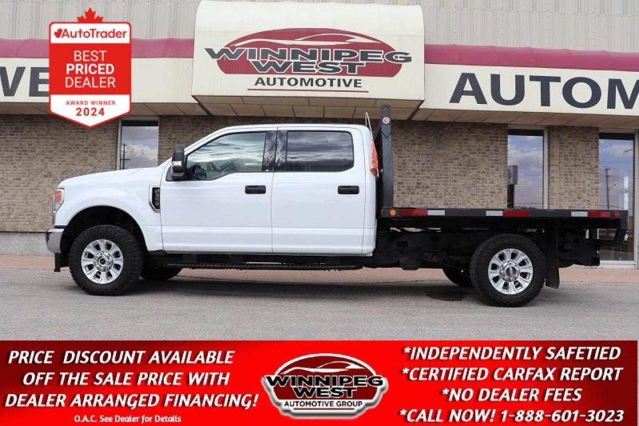 Used 2022 Ford F-350 XLT PREMIUM 4X4, FLAT DECK, LOW KMS READY TO WORK for sale in Headingley, MB