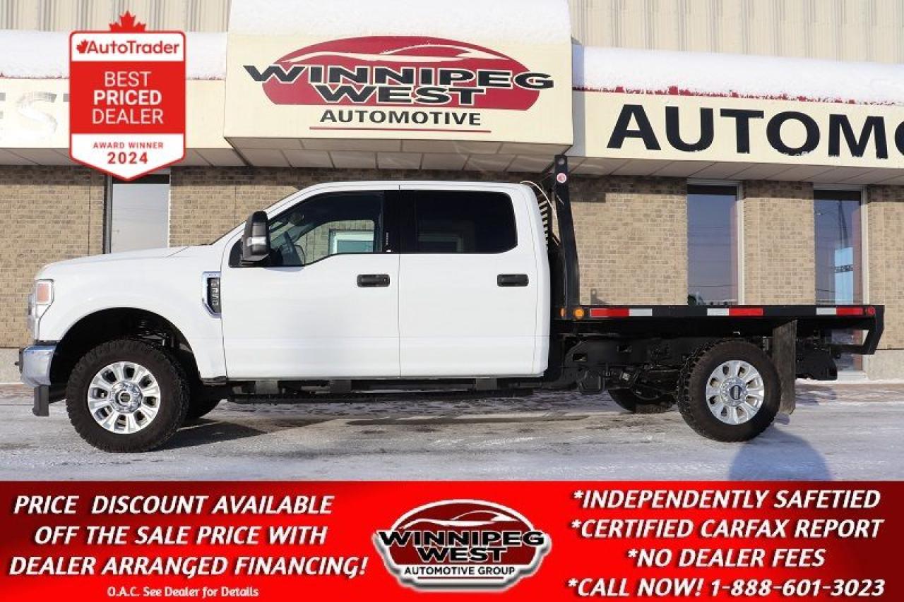 Used 2022 Ford F-350 XLT PREMIUM 4X4, FLAT DECK, LOW KMS READY TO WORK for sale in Headingley, MB