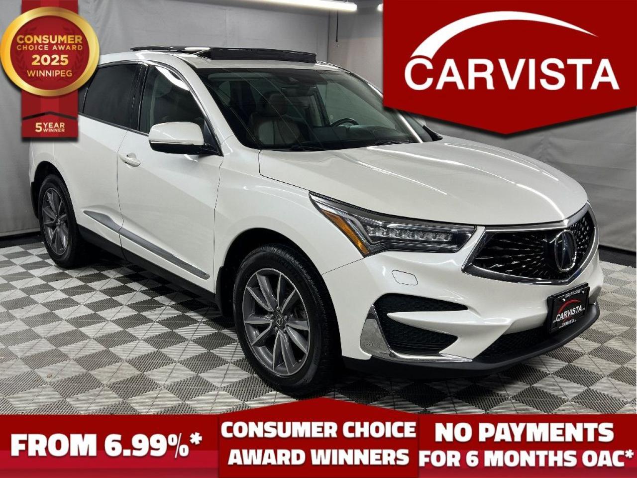 Used 2019 Acura RDX Elite AWD - NO ACCIDENTS/PANORAMIC SUNROOF - for sale in Winnipeg, MB