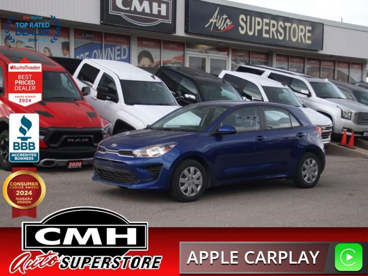 Used 2021 Kia Rio 5-Door LX+  CAM APPLE-CP HTD-SEATS for sale in St. Catharines, ON