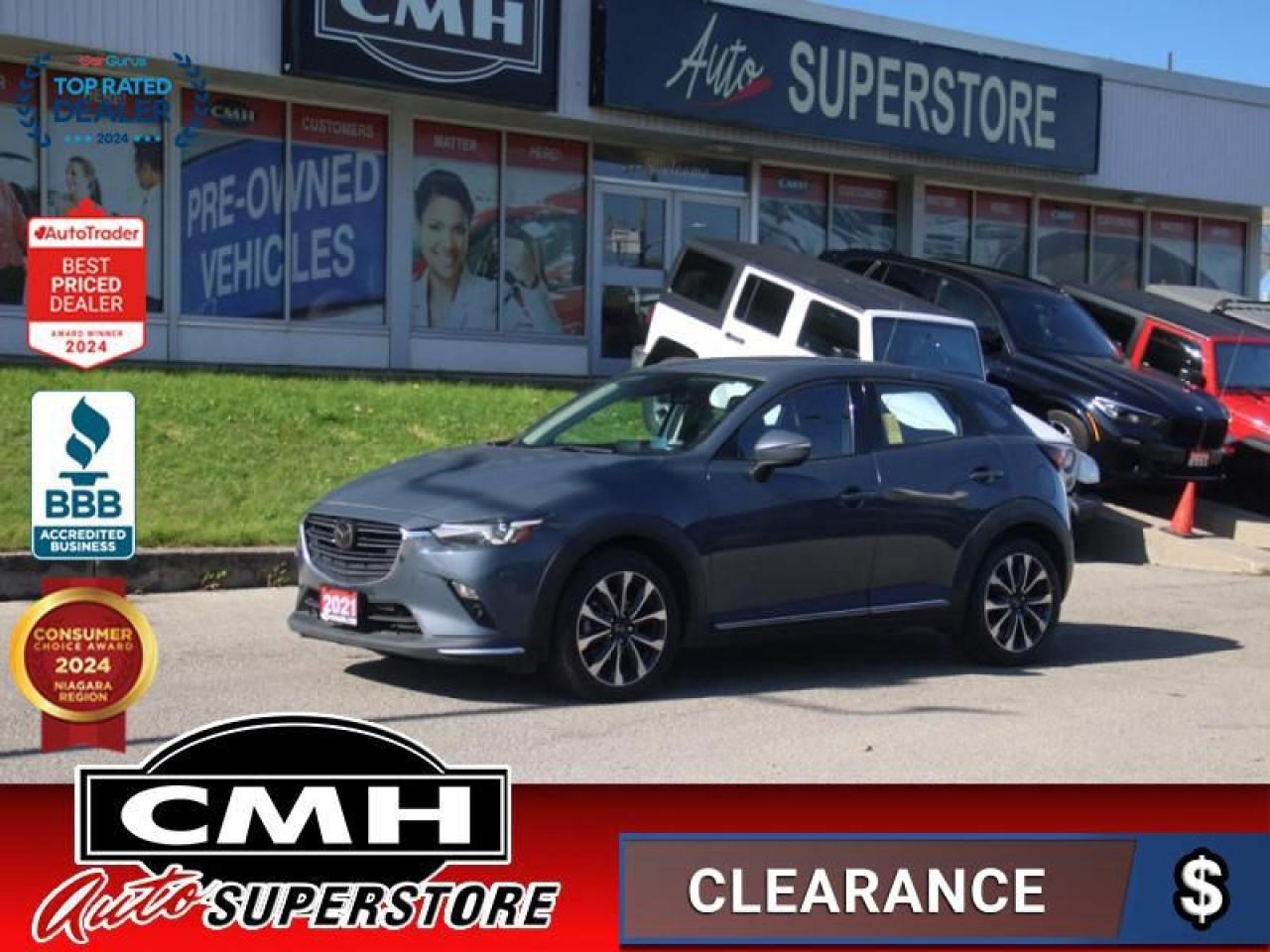 Used 2021 Mazda CX-3 GT  **SUNROOF - LEATHER** for sale in St. Catharines, ON